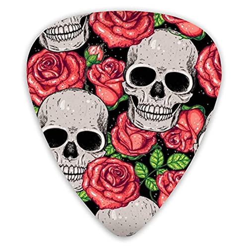 Médiators pour guitare Skull Rose dessinés à la main Art Guitar Picks 12 paquets – Variété de médiators de guitare… - Les Beatles, Paul McCartney, John Lennon, RIngo Starr, George Harrison Médiators pour guitare Skull Rose dessinés à la main Art Guitar Picks 12 paquets - Variété de médiators de guitare…