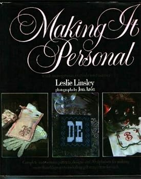 Hardcover Making it Personal with Monograms, Initials, and Names by Leslie Linsley (1981-01-01) Book