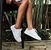 OLUKAI Pehuea Li 'ILI Women's Everyday Leather Sneakers, Casual & Versatile Shoes with Drop-in Heel, Soft & Premium Materials, All-Day Comfort & Support, White/White, 5