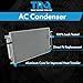 TRQ Air Conditioning A/C Condenser Receiver Drier Compatible with 2007-2018 Nissan Altima 2009-2020 Maxima NI3030161 NI3030171