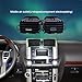AJBDJY Center Dash A/C Outlet Air Vent Panel Air Vent Matt Black Compatible with Toyota Prado 2010 2011 2012 2013