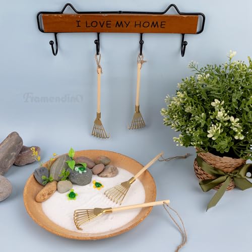 Mini rastrillos Zen Framendino 6 piezas metálicos miniatura 7