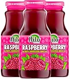 NILO Raspberry Juice | 100% Squeezed Raspberry Frambuesa | NO Sugar added | NON GMO | NOT From Concentrate | 8.45 oz (Pack of 12)