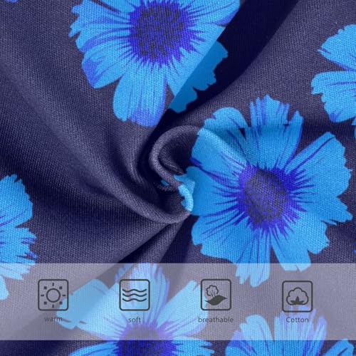 Girls' Underwear Flowers Floral Blue Toddle Brief Panties 23029933