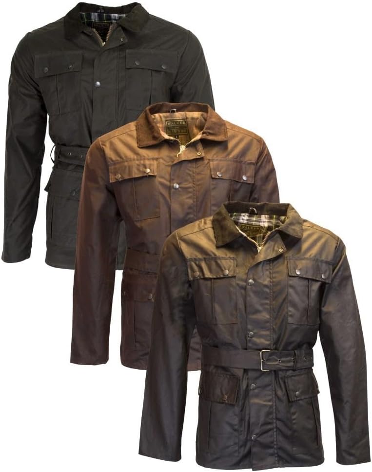 Walker and Hawkes - Men's Wax Grafton Motorcycle Jacket