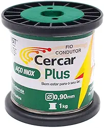 Arame Cerca Eletrica 0,90mm 1kg Fio De Aco Inox Plus Igecast