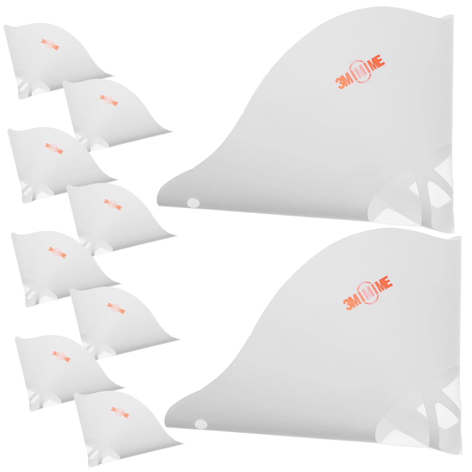 KICHOUSE 10 Pcs Consumable Filter Paper Strainer Cone Paper Filter Cone Filter Perculators Filter for UV Paint Strainers Paper Cone Filter for SLA Filter Funnel SLA Funnel UV Filter White