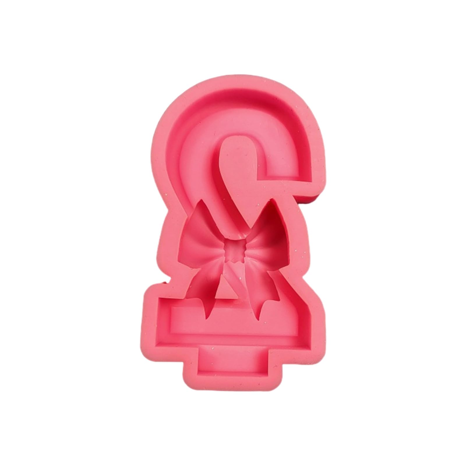 Kalttoy Bowknot Number Silicone Molds Castings Epoxy Resin Baking Molds Birthday Home Decorations Birthday Bowknot Number Silicone for Cake Decorations