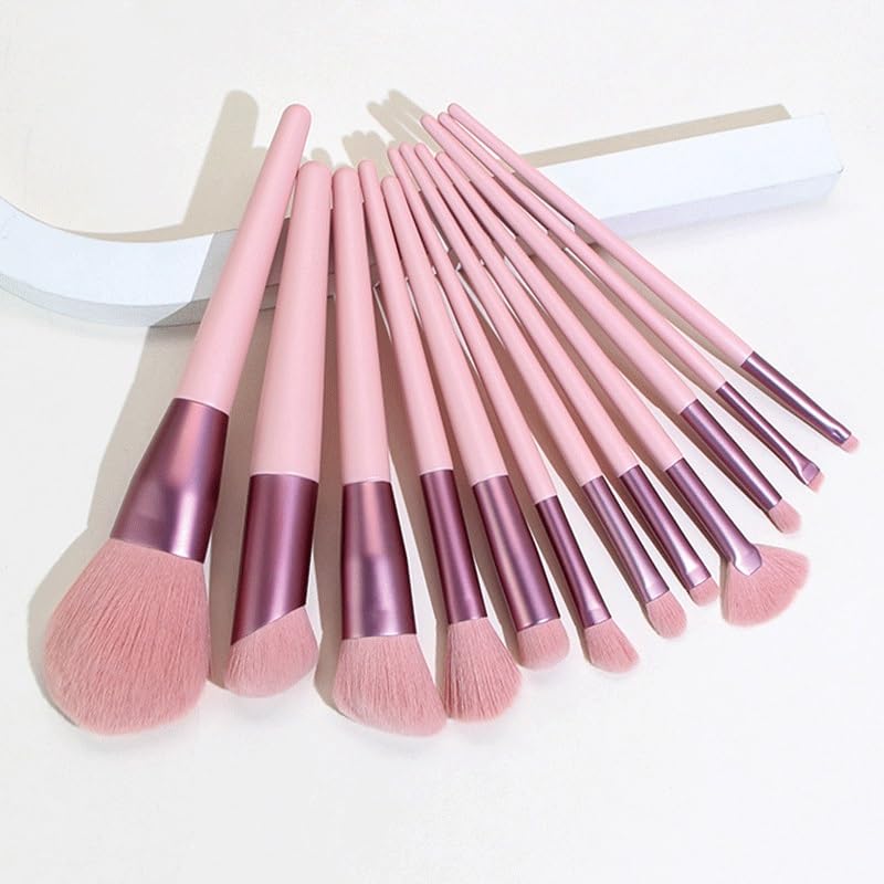 Brochas de maquillaje rosa multifuncionales para evitar imperfecciones en tu piel 5