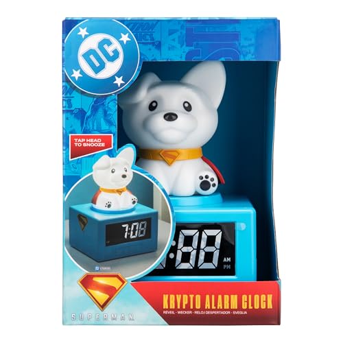Réveil Paladone Krypto Icon multicolore, idée cadeau geek de 15 cm