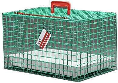 MDC Cat Carrier, all round view, great for travel, ideal for vets visits, top opening, Blue