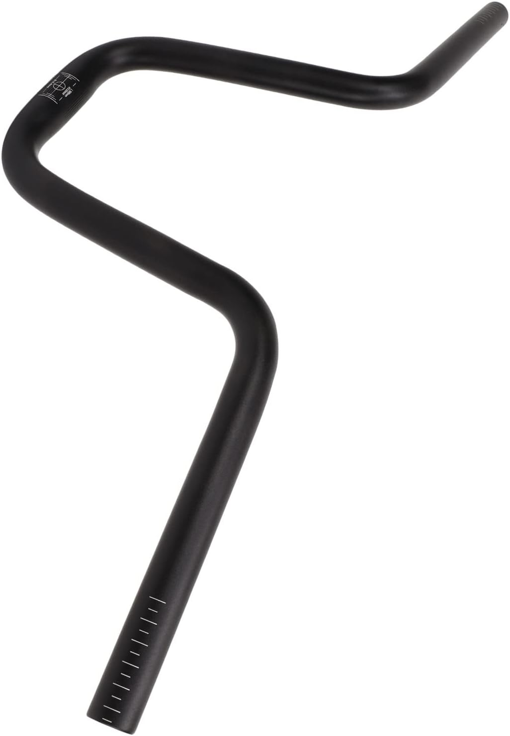 Mountain Bar 25.4mm*580mm Aluminum Alloy Extra Long Handlebar for Road Comfortable Riding (210mm / 8.3in Height)