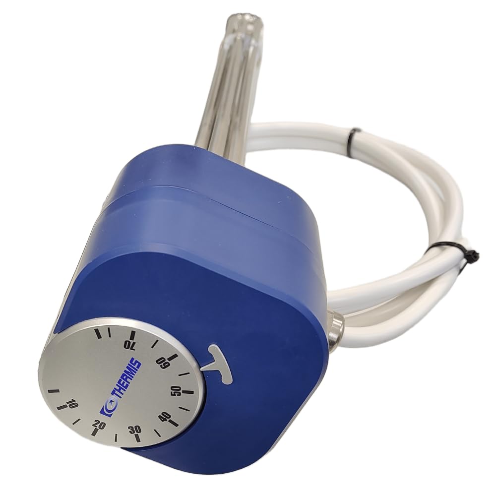 TRG 20 Heizstab Heizpatrone mit Thermostat Heizelement für Wasserspeicher Boiler 2 kW 230V
