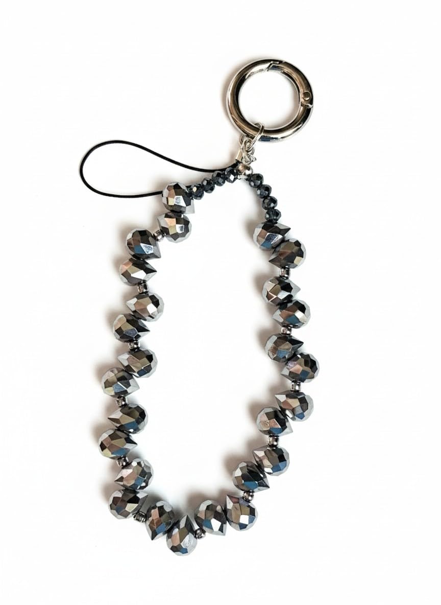 Beaded Phone Wrist Strap, Sparkling Wrist Bracelet for Women.-image-22