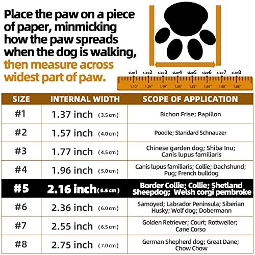 Hcpet Dog Boots Breathable Dog Shoes For Medium Large Dogs, Anti-Slip Dog Booties Paw Protector For For Hot Pavement Winter Snow Hiking With Reflective Straps 4Pcs #TOP2