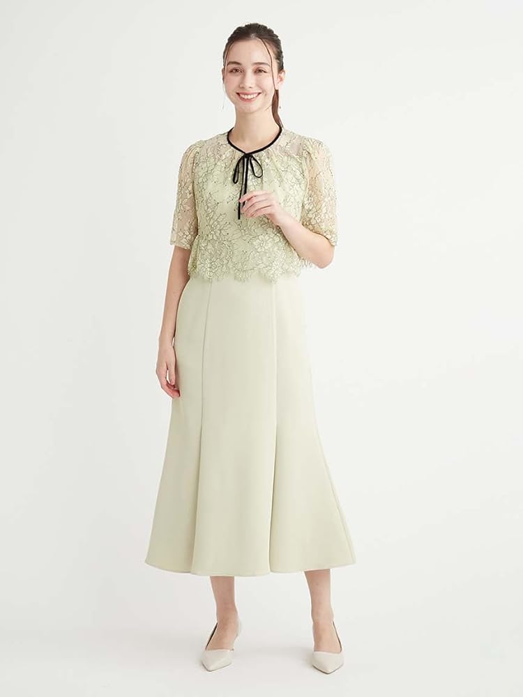 【新品】CELFORD レースブラウスセットマーメイドドレス BLK 36 新品】CELFORD レースブラウスセットマーメイドドレス BLK 36