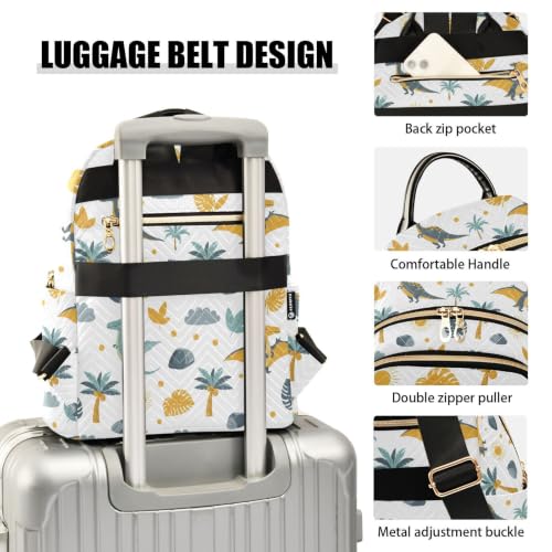 Sac à dos matelassé blanc idéal pour les sorties urbaines - 4