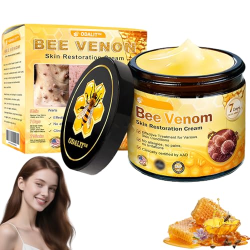 ODALIT Bee Venom Skin Restoration Cream, Professional Bee Venom Skin Treatment Cream - Face Lifting and Firming, Bee Venom Comprehensive cream, Effective In Reducing skin Blemishes (1)