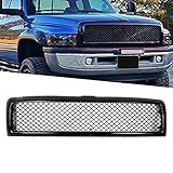 MATMACRO Grille Compatible For Dodge Ram 1500 2500 3500 Mesh Front Grille 1994 1995 1996 1997 1998 1999 2000 2001 2002