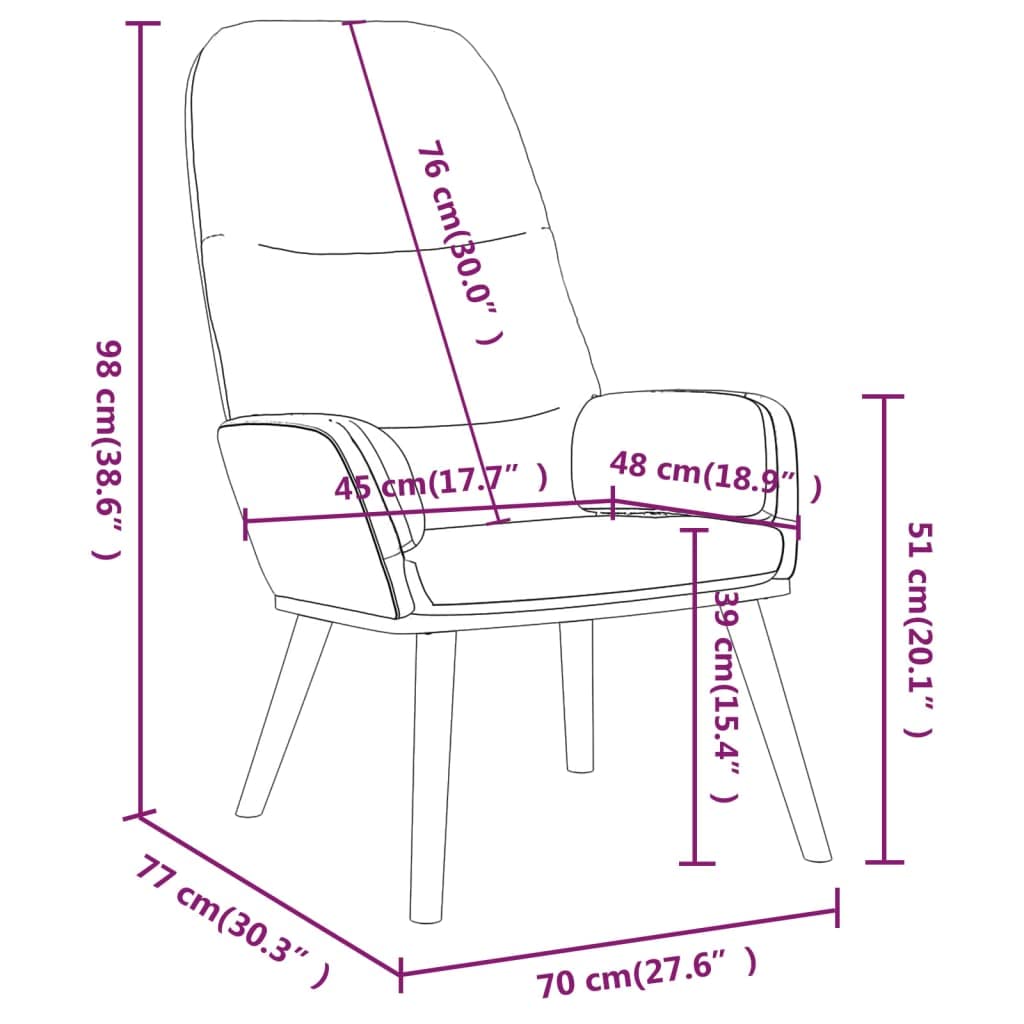Poltrona relax con spesso rivestimento in tessuto imbottito di colore grigio chiaro, robusto telaio in metallo e gambe in legno massiccio dell'albero della gomma, offre un comfort ottimale per