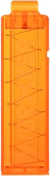 10-Darts Short Darts Magazine Clips for Adventure Force Nexus Pro and Swift Cheetah 2.0 Blaster Toy Orange