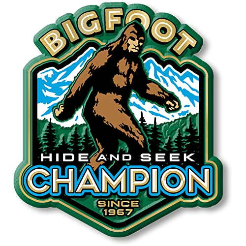Imán Bigfoot Hide & Seek Champion 7.62x8.38 cm