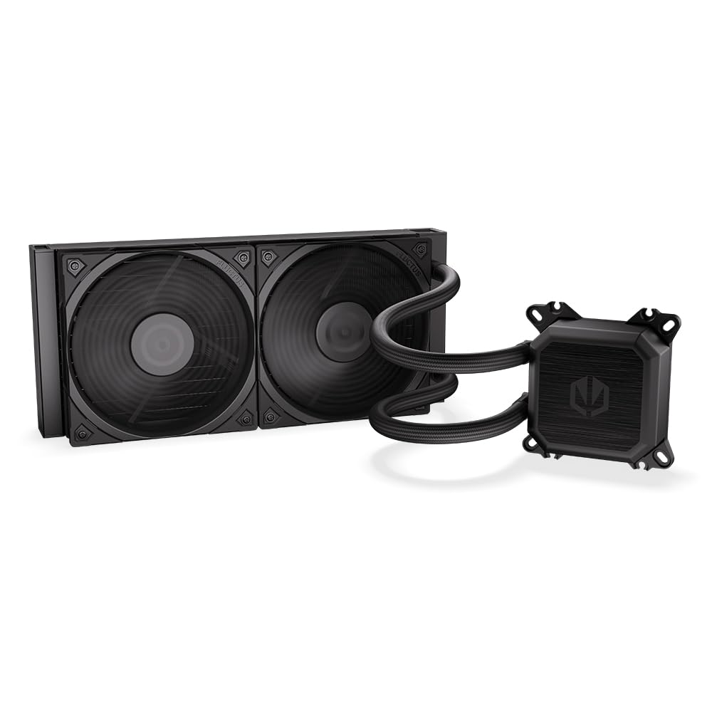 ENDORFY Navis F240 CPU AIO Wasserkühlung 240 mm | 2x Fluctus 120 PWM, PWM Pumpe mit Keramiklager, AMD AM5/AM4, Intel LGA1851/1700/1200, PT 3 Wärmeleitpaste