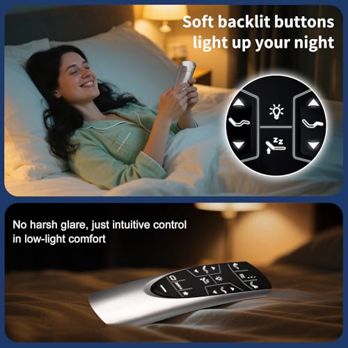 Replacement Remote for Tempurpedic Ergo/Ergo Extend Adjustable Bed Base, RF358A RF502A Wireless Remote Control - Image 5