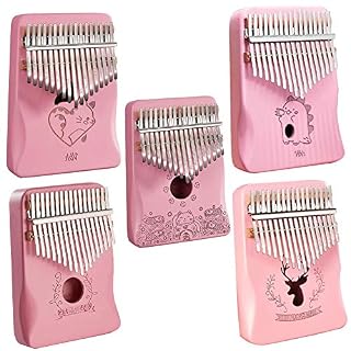 Kalimba 17 Key Mahogany Thumb Piano Musical Instrument Finger Piano 30 Key Machine 21 Key Musical Instrument Thumb Piano… – Image 2