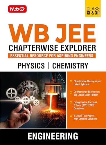 Image of MTG WB JEE Chapterwise Explorer Physics & Chemistry For 2025-2026 Exam - WB JEE Engineering Previous Years Solved Papers (PYQ Book) with Detailed Solutions