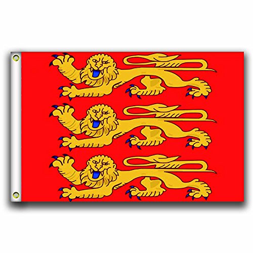 MCPACE Haute Normandie Les Drapeaux Banner 3x5ft-90x150cm 100% Polyester,Utilisé à l'intérieur et à l'extérieur