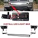 32 inch Curved Light Bar &Hidden Bumper Tow Hook Mounting Bracket Compatible with 2010-2020 Dodge RAM 2500/3500/4500 4th Gen
