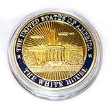 The White House Presidential Seal Coin in Wood Box - Collectible Coin