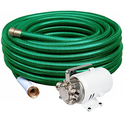 Little Giant 555110 115 Volt, 360 Gph Stainless Steel Non-Submersible Multi-Purpose Utility Water Transfer Pony Pump With 6-Ft. Cord And Plug, White, 360S #TOP4