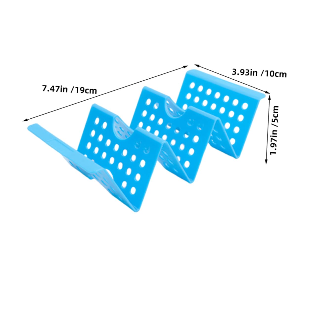 Cabilock 8pcs Mexico Taco Holder Set Shape Design for Tortillas Pancakes and Party Supplies Space Efficient and Dishwasher Safe Taco Serving Tray Multiple Colors