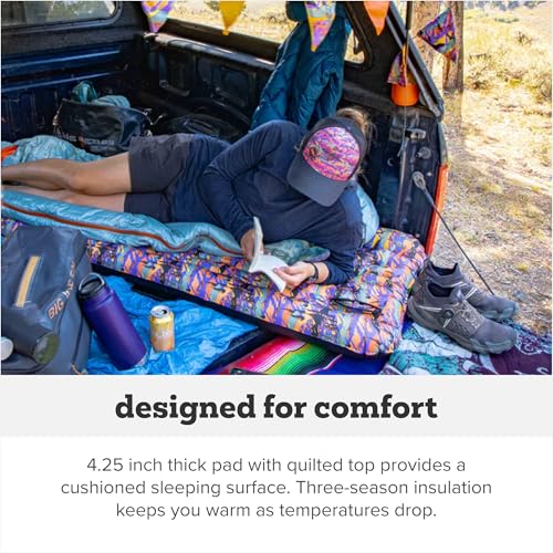 Image of Big Agnes Rapide SL - Insulated Sleeping Pad, Ultralight, All Season Compact Backpacking and Hiking, Pumphouse Sack Included, Zirkel Alpenglow, 25x72 Wide Regular