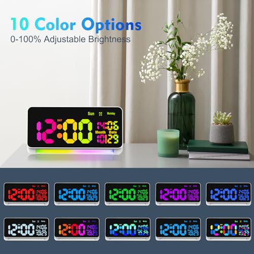 120db Super Loud Alarm Clock for Heavy Sleepers, Bluetooth Connection - Image 5