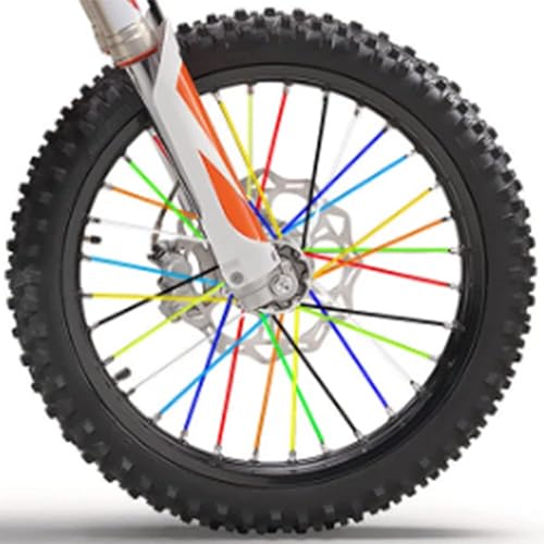 Miniatura 6 de AnXin Fundas protectoras para radios de motocicleta, 72 unidades, protectores para llantas de 19-21 pulgadas, YZ85, YZ125, YZ250F, YZ450F, WR250F,