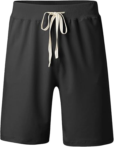 Miniatura 2 de Pantalones cortos de entrenamiento para hombre pantalones cortos de entrenamiento para correr 7 pulgadas ligeros para gimnasio yoga entrenamiento