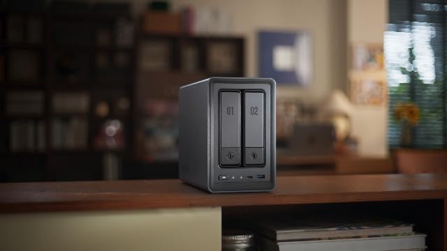 Bild 6 - UGREEN NASync DXP480T Plus 4-Bay All-Flash NAS, Intel i5-1235U 10-Kern, 8GB DDR5, 128GB SSD, 10GbE, Wi-Fi 6, 4×M.2 NVMe, 8K HDMI, 2×Thunderbolt 4, Kompatibel mit Drittanbieter SSD (Diskless)