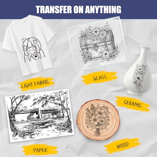 Image of 120 Sheets 8.5 inchx 11 inch Tracing Paper for Drawing Pad Book Sketchbook Coloring Painting, 25 lb /41gsm, Loose Translucent Vellum Paper Trace Tracing Paper for Sketching, Overlaying