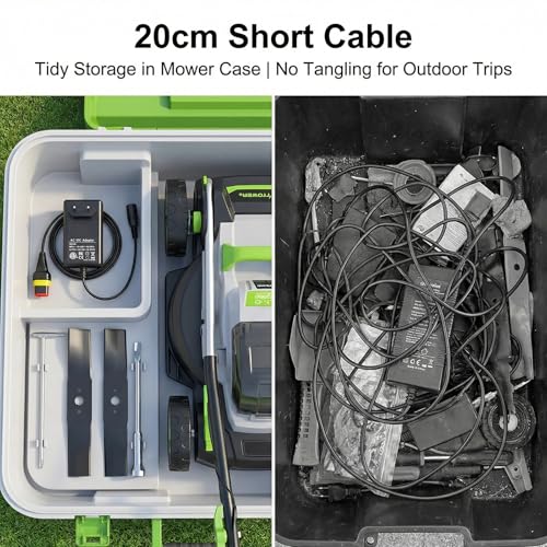28 V 1,3 A voeding oplader voor robotmaaier, compatibel met 105/305/315X/40X (2016-2022), vervangende adapter grasmaaier - Afbeelding 5