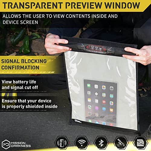 مراجعة Mission Darkness Window — حقيبة فاراداي للابتوب: حماية من التتبع والقرصنة وEMP - الصورة 4