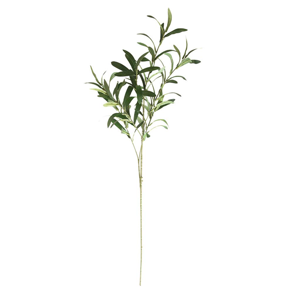 6 pezzi Rami d'ulivo Artificiali, Piante Finte da 30 cm, Doppia Forcella, Rami di Ulivo Finti per Vasi, Decorativi con Frutti di Oliva Piante Finte, per Uso Interno ed Esterno Decorazione Artificiale