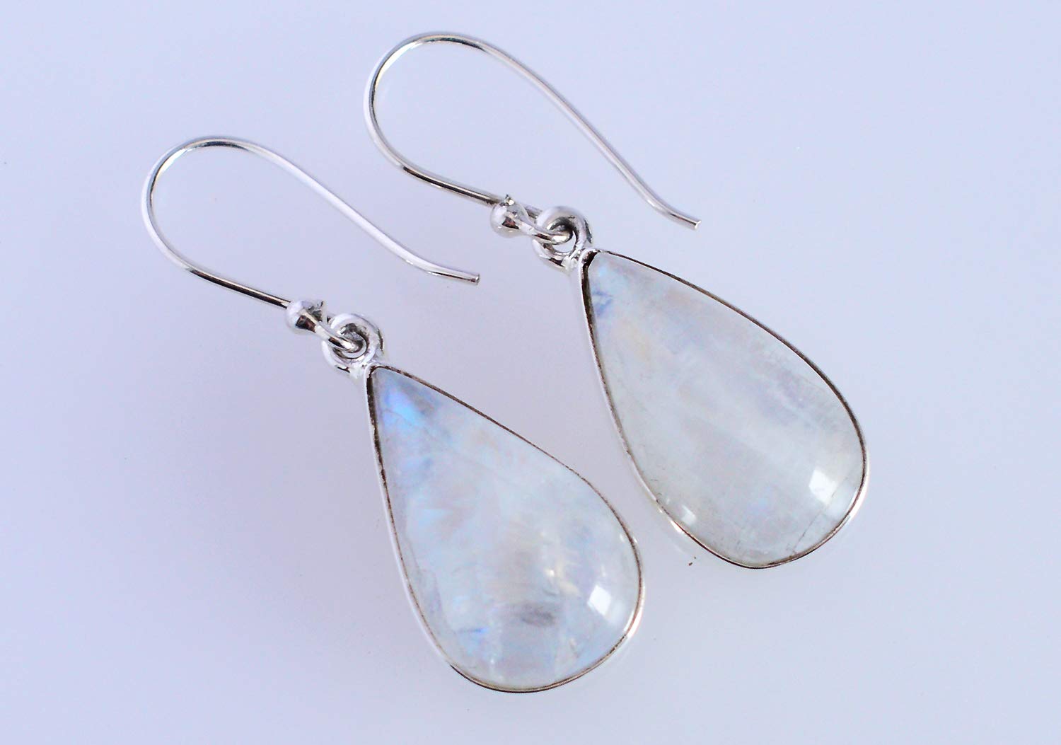 Incredibile arcobaleno pietra di luna gemma 925 solido argento Sterling ciondolo,Designer gioielli, regalo di anniversario RI-5151