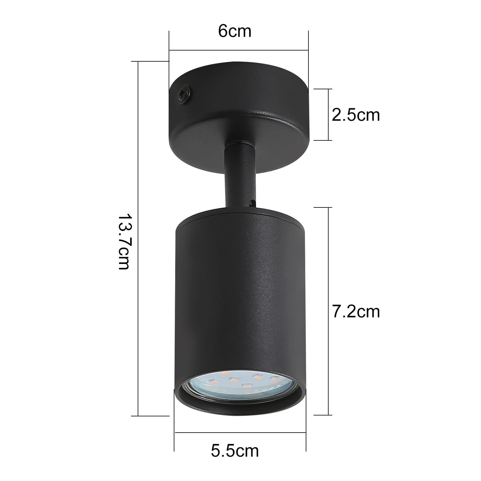 Homefire Plafondspot 3 Vlammen Woonkamer Plafondlamp : Moderne GU10 Plafondspot Ronde Zwarte Keuken Lamp Gang Binnen Draaibare Plafondspot voor Slaapkamer Keuken Zonder Lamp