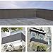 caiyuangg Balcony Privacy Screen Covers Balcony to Cover Balcony Shield Cover Mesh Fences Windscreen for Porch Deck Patio Grey(3'x16.4')