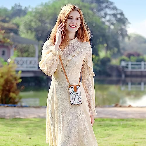 Image of Peacocktion Small Crossbody Cell Phone Purse for Women, Lightweight Mini Small Crossbody Bags for Women with Card Slots
