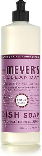 Miniatura 60 de Mrs. Meyer's Clean Day - Detergente líquido para platos, aroma a campanillas azules, fórmula biodegradable, paquete de 3 unidades, 16 fl oz