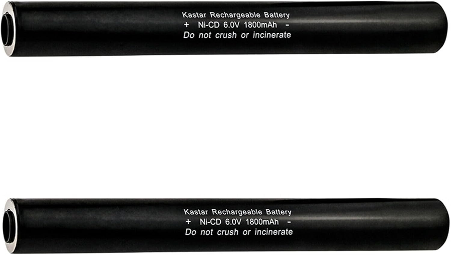 Kastar 2-Pack 6V Ni-CD Battery Replacement for Streamlight 77175 9926J 20175 Flashlight, STR25170, Streamlight 201701 Replacement Battery FLB-NCD-3 Flashlight Battery FLB-NMH-2 Flashlight Battery